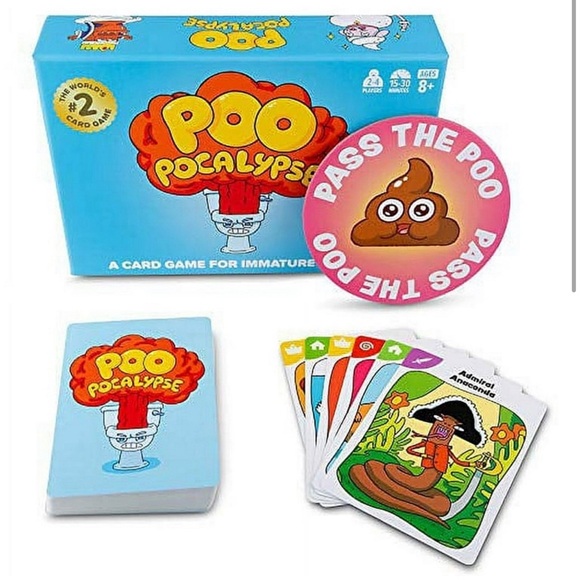 Poo Pocalypse Card Game - The Hilarious Family Party Game for Kids & Adults - Picture 1 of 6